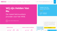 Desktop Screenshot of heldenvan.nu